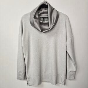 White House Black Market Tunic Pullover, Cowl Neck Sweatshirt, Size L